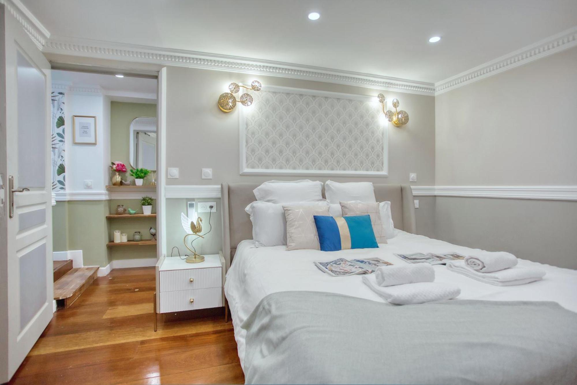 Elegant Triplex In Paris - Ideal For 10 - Aircon 外观 照片