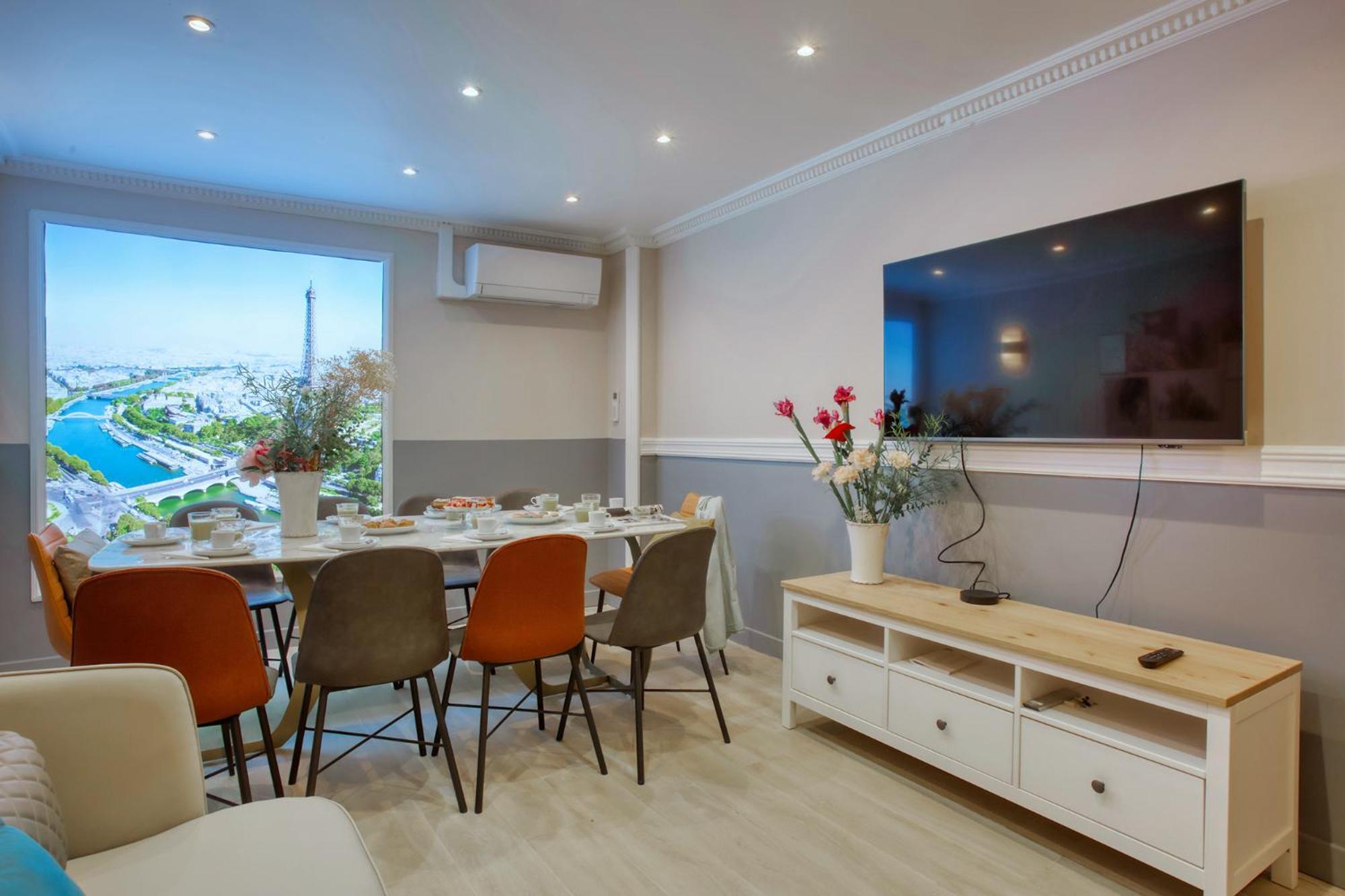 Elegant Triplex In Paris - Ideal For 10 - Aircon 外观 照片