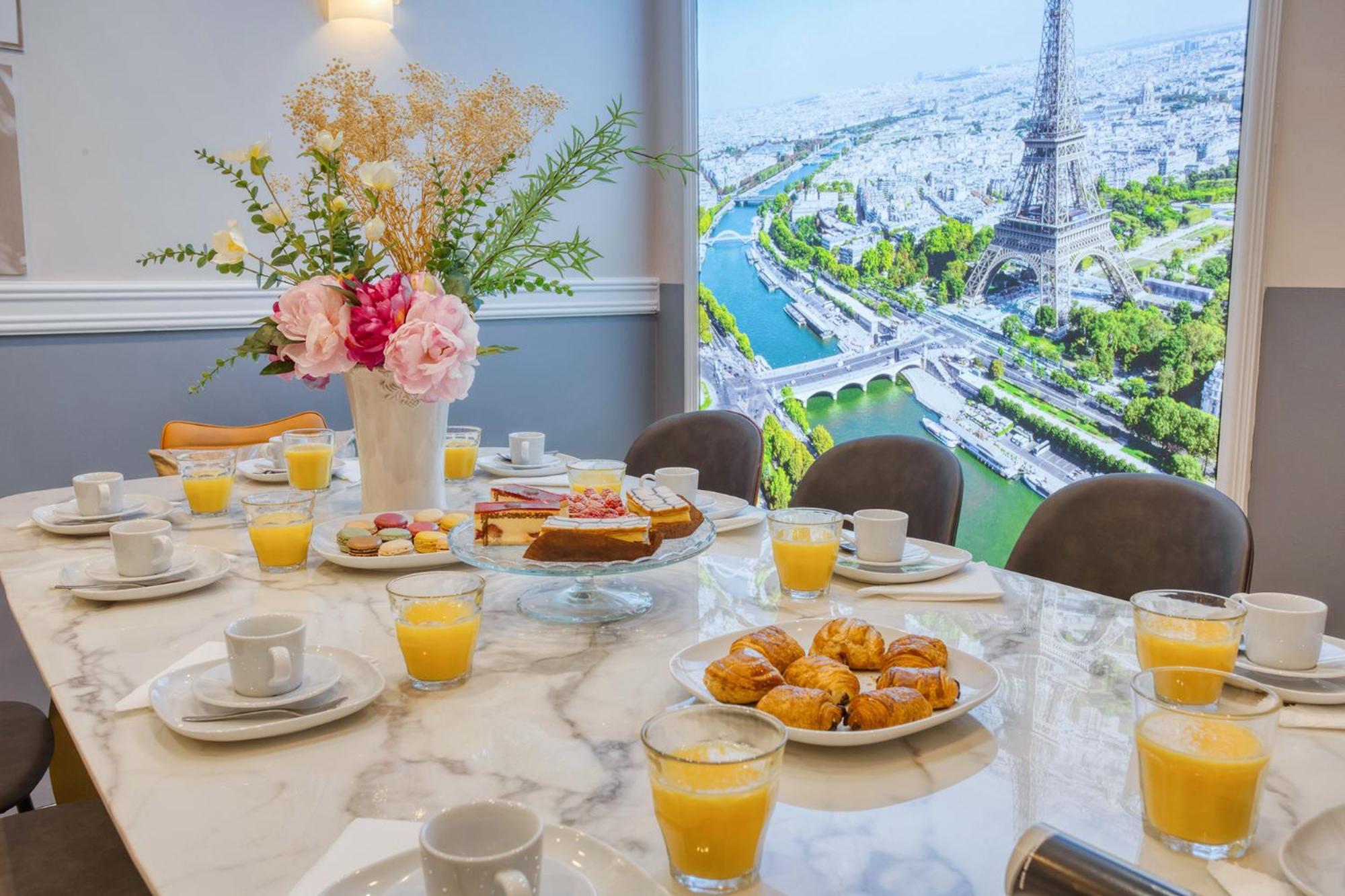 Elegant Triplex In Paris - Ideal For 10 - Aircon 外观 照片