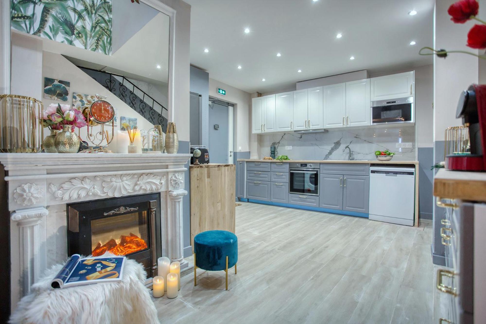 Elegant Triplex In Paris - Ideal For 10 - Aircon 外观 照片